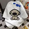 Camiseta Feminina Estilo Japonês Vintage Verão 2025 High Street Retro Estampada Manga Curta Tendência Casual Solta Gola Redonda