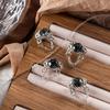 Joyas para uñas anillo en la punta del dedo anillo de diamante cadena aleación incrustado strass Súper hada Red social lujo joya de diamante explosiones