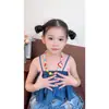 Colar Infantil de Verão Fofo Desenho Animado Colorido com Contas Pequena Menina Novo Pingente Acessórios para Clavícula de Princesa Bebê