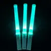 Bastão de Luz Recarregável por USB, Bastão de Torcida de Celebridades Coreanas e Japonesas, Bastão de Luz LED de 15 Cores, Reutilizável, Personalizável
