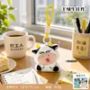 Lindo Colgante de Peluche de Vaca de Pradera con Cuerda, Llavero, Decoración para Mochila, Cadena para Colgar, Juguete de Muñeca, Venta al por Mayor de Regalos