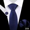 Corbata de Negocios para Hombre Pañuelo de Bolsillo Traje Vestido Banquete Camisa Rojo Negro Polo Lunares Cuadros Corbata de 8cm