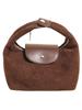 Bolso Pequeño Retro de Gamuza para Llevar en la Mano para Mujeres 2026 Nuevo Bolso de Hombro Cruzado de Moda Bolso Nube para Viajar Trendy