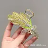 Horquilla de Trigo Accesorios para el Cabello Horquilla para Mujer Elegante de Gama Alta Clip de Tiburón de Metal Accesorios para el Cabello Nueva Horquilla
