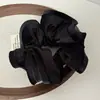 Goma de pelo scrunchie de terciopelo brillante versátil coreana para mujer, color sólido, elegante, para coleta baja