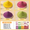 Polvo Natural de Frutas y Verduras, Camote Morado, Fresa, Fibra Dietética Vegetal, Paquete Pequeño para Niños, Tamales Vegetarianos Coloridos al Vapor, Horneado