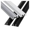 Perfil de techo suspendido de aleación de aluminio, tira de cierre, junta de sombra, tira de cierre de placa de yeso, líneas decorativas para techo de baño