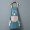 Delantal Transfronterizo del Fabricante Original con Impresión de Logo Personalizado, Delantal Impermeable y a Prueba de Aceite, Delantal con Cuello Halter