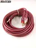 Cable de audio 3.5mm par 2RCA chapado en oro alta blindaje 3.5 estéreo a doble Loto Cable 1 par 2AV cable