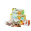 Bolsa Sellada para Conservar Frescura Hogar Grado Alimenticio Pe Bolsa con Cierre Doble Costilla Refrigerador Congelador Clasificación Gruesa Desechable Bolsa de Almacenamiento