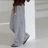 Pantalones para Niñas 2026 Otoño Nuevo Estilo Pantalones Casuales Sueltos de Pierna Ancha para Niños Mayores Primavera y Otoño Pantalones Deportivos Curvos