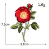 Parche Bordado de Computadora de Ramo de Flores Brillantes Mariposa Flor de Amor Parche de Tela Bordado de Mariposa Parche para Ropa DIY Parche Decorativo