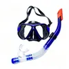 Conjunto de Máscara de Mergulho para Adultos Máscara de Snorkel Semi-Seca Conjunto de Três Peças Equipamento de Natação e Mergulho