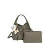 Bolso de mano vintage de cuero suave de nicho para mujer, bolso tipo cesta de moda transfronterizo europeo y americano al por mayor, bolso cruzado