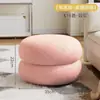 Banqueta de Lã para Sala de Estar, Banqueta Redonda para Casa, Sofá Infantil Moderno, Banqueta Baixa, Banqueta Simples, Almofada de Assento para Trocar de Sapatos