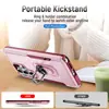 Transfronterizo para Funda de Teléfono Samsung s26 A Prueba de Caídas Dura Dos en Uno con Soporte de Anillo para Dedo Funda para Teléfono Samsung Resistente a Rayones