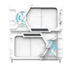 Cama Cápsula Espacial, Pod de Sueño, Cama para Dormitorio de Apartamento de Estudiantes, Cama de Hotel Cápsula, Cama de Hotel de E-Sports, Cama de Descanso para Casa de Huéspedes con Temática de Agua