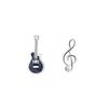 Aretes de Notas de Guitarra para Mujer, Lindos, Modernos, Sencillos, Compactos, Asimétricos, Tendencia, Aretes para Estudiantes, Modelo Verano 2026