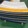 Painéis de cerca para pista de patinação, barreiras de proteção de segurança para locais de competição padrão, paredes de contenção de HDPE para pistas de hóquei no gelo