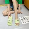 Pantuflas de Verano para Mujer, Tendencia para Exteriores, Pareja, Interior, Hogar, Baño, Bañera, Sandalias y Pantuflas de Dibujos Animados para Hombre