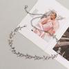 Cadena de cintura con estrella de metal para mujer, falda elegante, accesorios de moda de alta gama, cinturón fino distintivo, cinturón de cintura, cinturón de cuerda para cintura
