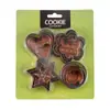 Molde para Galletas de Acero Inoxidable Juego de 12 Piezas Utensilios para Hornear Plegable Molde para Cortar Azúcar Forma Irregular Forma de Flor Molde para Galletas y Pasteles