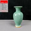 Jarrón Cerámica Adornos Porcelana Antigua Jun Verde Nuevo Estilo Chino Escritorio Sala de Estar para Buda y Arreglos Florales Porcelana Grande