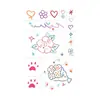 Pegatinas de Tatuajes Temporales Impermeables para Mujeres, Larga Duración, Diseños de Moda Estilo Ins, Frescos y Lindos, Pegatinas de Tatuajes Dopamina Coloridas para Niñas