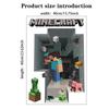 Exportação Transfronteiriça Bloco Mundo Adesivos de Parede Decoração Quarto de Crianças Adesivos de Parede Minecraft Pvc Desenho Animado Adesivos de Parede