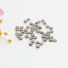 Cuentas de Posicionamiento Engarzadas Planas Fijas Acabado DIY Hecho a Mano Chapado en Oro de 14K Color Duradero 2 mm Hallazgos de Joyería Materiales
