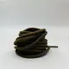 Cadarços Redondos de Cor Sólida 16D para Botas Martin, Tênis de Basquete, Sapatos de Couro Marrom, Preto e Branco, Botas, Tênis Cor de Café