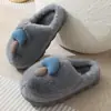 Pantuflas de Algodón para Hombre 2026 Invierno Nuevo Estilo Interior Hogar Cálido Cubierta de Talón Antideslizante Exterior de Felpa Zapatos de Algodón para Mujer
