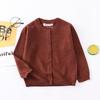 2025 Nova Roupa Infantil Original Cardigã Suéter para Criança Popular Europeu e Americano Suéter de Bebê 100% Algodão para Homens e Mulheres