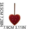 Pegatina de Tela Bordada de Corazón Rosa Correa de Cuello Decoración de Corazón Parche de Corazón Lindo Sello de Bordado para Computadora Transferencia de Calor