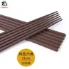 Palillos de Hotel Estilo Japonés al por Mayor Aleación Antideslizantes Resistentes al Moho Resistentes a Altas Temperaturas Alambre Retorcido Punta Afilada Juego de 10 Pares Palillos de Vajilla