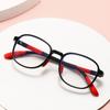 Nuevo espejo para niños anti luz azul luz plana sin alimentación Marco suave ovalado Gafas TR90 fabricantes lote espejo cruzado 5290