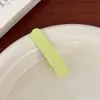 5cm Grampos de bico de pato ovais coloridos para meninas, presilhas laterais, presilhas para franja, presilhas de cabelo DIY, presilhas de bico de pato laqueadas