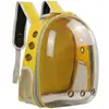 Mochila Transportadora Transparente para Gatos, Transportadora para Perros con Apertura Lateral, Gran Capacidad, Cápsula Espacial Portátil, Transpirable y Universal