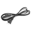 Cable de alimentación de dos polos con interruptor 303 de cabeza única, dos hilos, enchufe europeo estándar transfronterizo, cable de alimentación para lámpara de escritorio