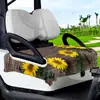 Suministro Especial Transfronterizo Funda Antipolvo para Asiento de Carrito de Golf Funda para Asiento Cubierta Protectora para Asiento de Coche Turístico Serie Girasol