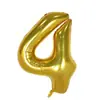 Globos de Foil Digitales Versión Americana de 40 Pulgadas Globos para Decoración de Escena de Fiesta de Cumpleaños Opciones Multicolor Empaquetados Individualmente
