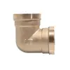 Codo de cobre, codo de 4 puntos, 6 puntos, ángulo recto de 45 grados, 90 grados, cable interno y externo, rosca interna con junta suelta, accesorios de tubería de cuatro puntos, conector de tubería