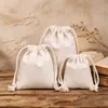 Bolsa lisa con cordón bolsa de almacenamiento para joyería personalizada bolsa para empaquetar harina de arroz se puede imprimir logo hecho a medida