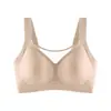 Ropa interior sin costuras para mujer talla grande MM, sujetador tipo banda, busto grande, estilo delgado, europeo y americano, Tailandia, europeo y americano, M, talla grande 8XL
