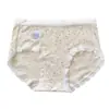 Ropa interior para mujer estilo dulce antibacteriana de 10A, algodón puro, entrepierna extendida, cintura media, suave, cómoda, transpirable, calzones para chica joven