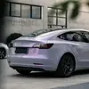 Pet Dream Charme Cinza Película que Muda de Cor Roxa Adesivo de Modificação de Corpo Inteiro Filme Brilhante para Carro Película para Envelopamento de Carro