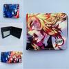 Porta-moedas periférico de anime porta-cartões curto carteira