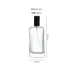 Botellas de Spray de Perfume Populares Transfronterizas, Botellas Cosméticas Transparentes, Botellas Reutilizables, Botellas de Vidrio Grueso para Muestras de Viaje