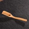 Cuchara de té de madera maciza de ébano pala de té de madera maciza de pera madera maciza de alas de pollo accesorios para juego de té kung fu de seis caballeros para ceremonia del té lote