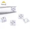 1,5X1,5Mm~20X20Mm8A 10A Quadrado Padrão Branco Zircônia Coleção Pedra Preciosa Artificial Wuzhou C